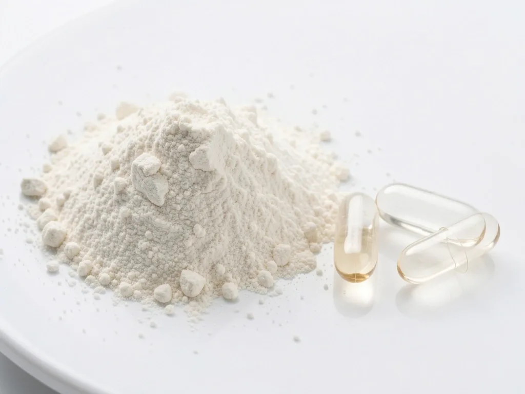 Natural filler ingredients used in supplement capsules